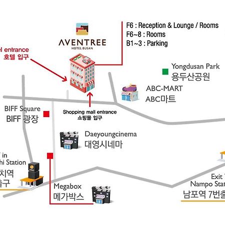 Aventree Hotel Busan Exteriör bild